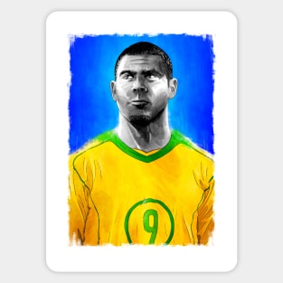 Ronaldo Nazário- R9 -  Brazil Football Artwork Sticker